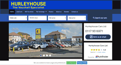 Desktop Screenshot of hurleyhousecars.co.uk